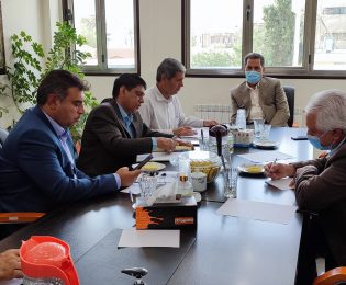 مراسم تودیع ومعارفه نماینده شرکت مادر تخصصی در صندوق کرمان