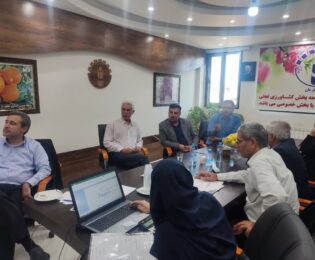 جلسه بررسی برنامه و بودجه اصلاحی و پیشنهادی صندوقهای توسعه بخش کشاورزی و توسعه منابع طبیعی استان کرمان وجنوب کرمان برگزار گردید .