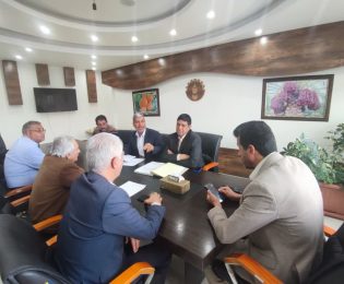 جلسه هیئت مدیره صندوق کرمان با حضور آقای مهندس باقری ریاست سازمان جهاد کشاورزی