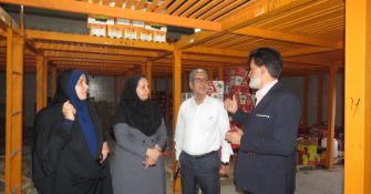 بازدید مشاور وزیر جهاد کشاورزی از اتحادیه تعاونی روستایی شهرستان بم