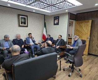 دیدارریاست سازمان جهادکشاورزی و مدیر عامل صندوق کرمان با مدیر عامل و رئیس هیئت مدیره شرکت مادر تخصصی